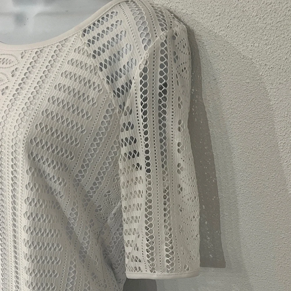 Dana Buchman Lace Top Size S - Picture 4 of 6